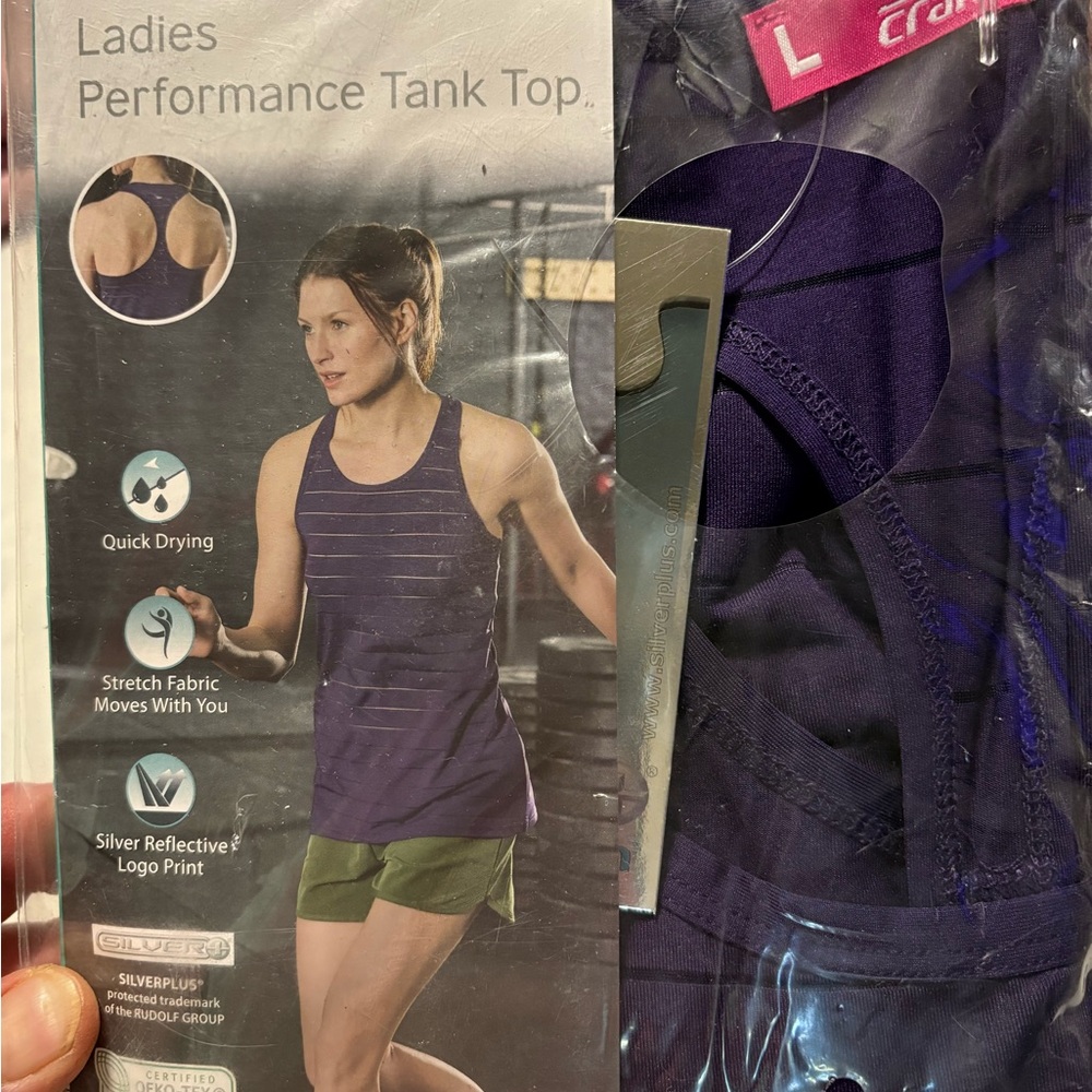 Crane Women's Active Tank Top - Deep Purple